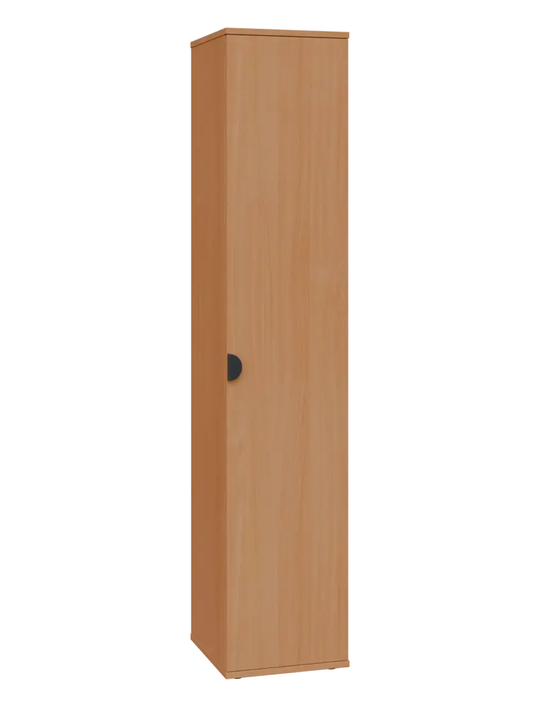 TN 5 - 3D kancelářská skříň, 1-dveřová, pravá, 1822x360x400, buk royal